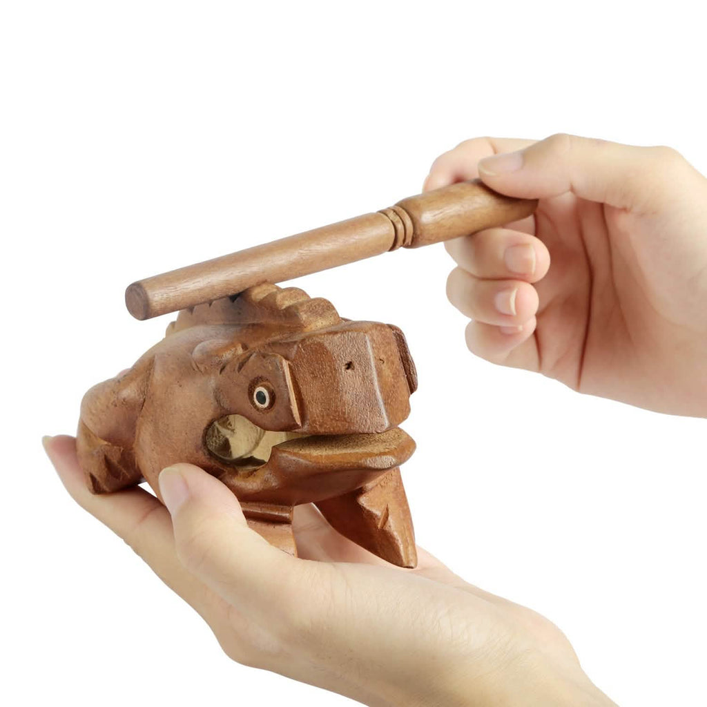 Wooden Frog Percussion Instrument